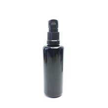 luxury 50g 50ml black high quality dark violet glass dropper bottle for lotion oil essence cosmetic package VB-11B